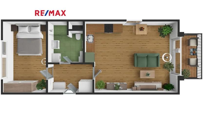 Pronájem bytu 2+kk, Plzeň, Vysoká, 51 m2