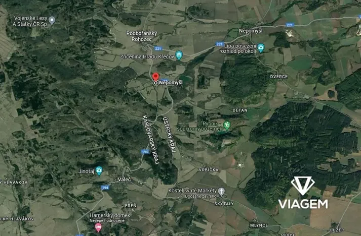 Prodej pozemku pro bydlení, Nepomyšl, 409 m2