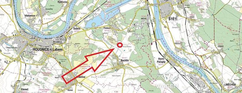 Prodej podílu pole, Bechlín, 386 m2