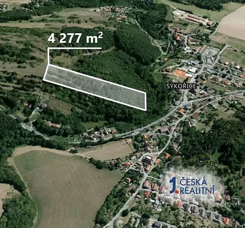 Prodej podílu zahrady, Sýkořice, 1425 m2