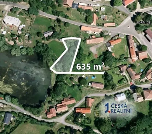 Prodej pole, Údrnice, 635 m2
