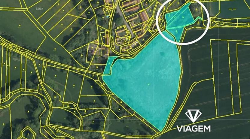 Prodej zahrady, Jenišovice, 2835 m2