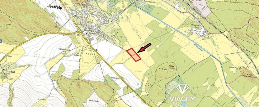 Prodej podílu pole, Jestřebí, 4085 m2