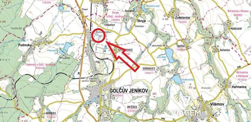 Prodej podílu pole, Golčův Jeníkov, 1942 m2
