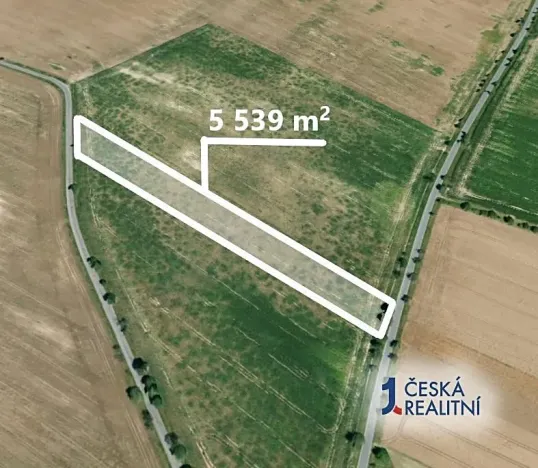 Prodej podílu pole, Radovesnice II, 1846 m2
