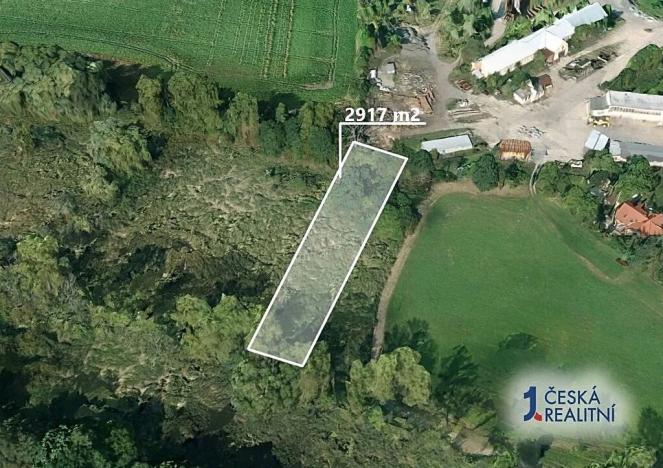 Prodej podílu zahrady, Charvatce, 729 m2