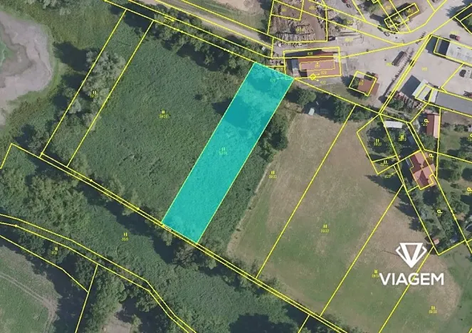 Prodej podílu zahrady, Charvatce, 729 m2