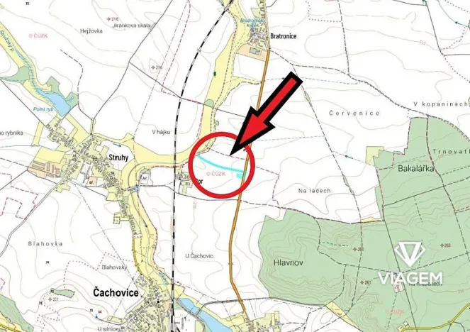 Prodej podílu pole, Vlkava, 6787 m2