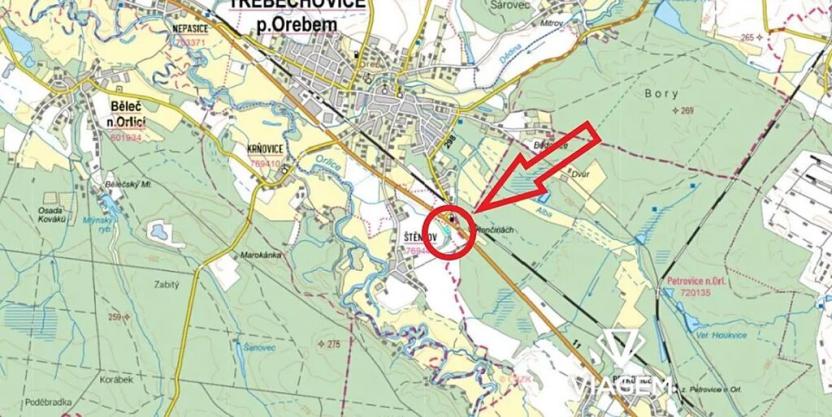 Prodej podílu pole, Třebechovice pod Orebem, 1566 m2