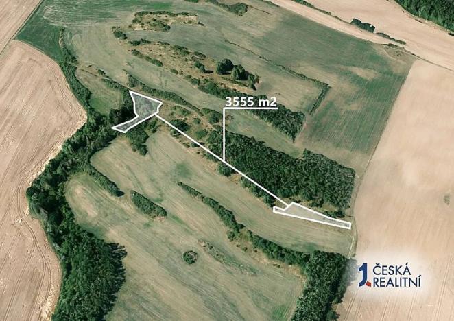 Prodej podílu pole, Černín, 1333 m2