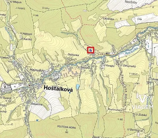 Prodej podílu pozemku pro bydlení, Hošťálková, 397 m2
