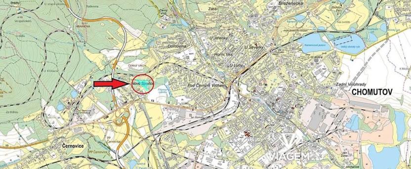 Prodej zahrady, Chomutov, 24584 m2