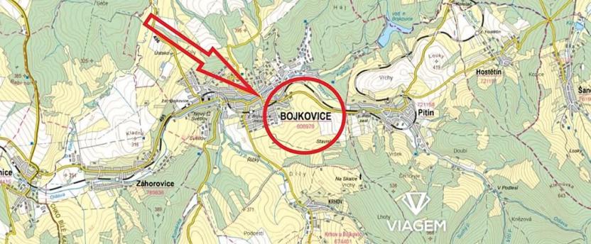 Prodej podílu pole, Bojkovice, 278 m2