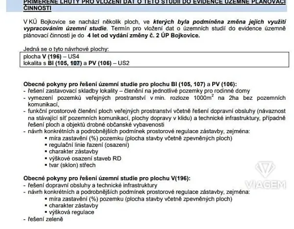Prodej podílu pole, Bojkovice, 669 m2