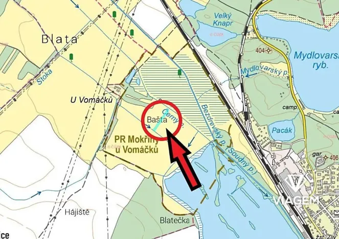 Prodej podílu pole, Zliv, 643 m2