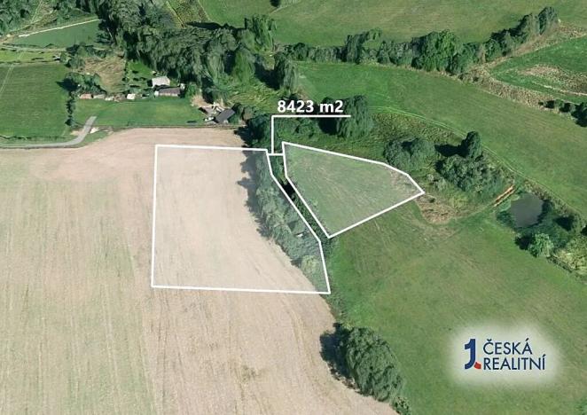 Prodej podílu zahrady, Újezdec, 421 m2