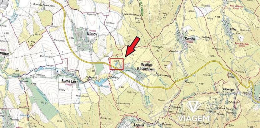 Prodej podílu pozemku pro bydlení, Bystřice pod Lopeníkem, 1380 m2