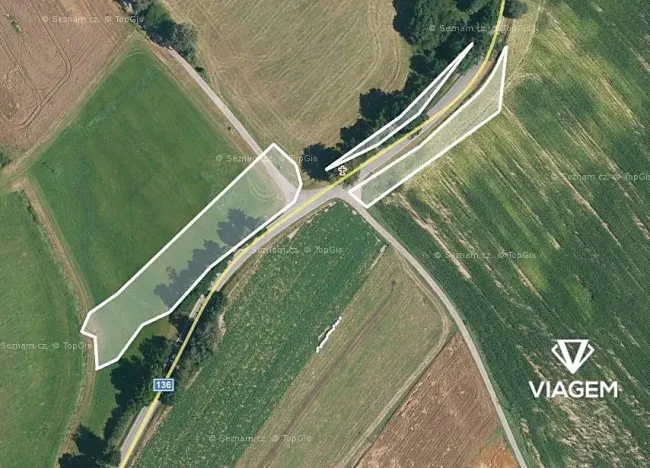 Prodej podílu pole, Choustník, 588 m2