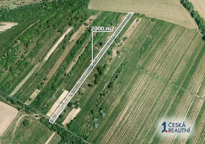 Prodej podílu zahrady, Boleradice, 500 m2