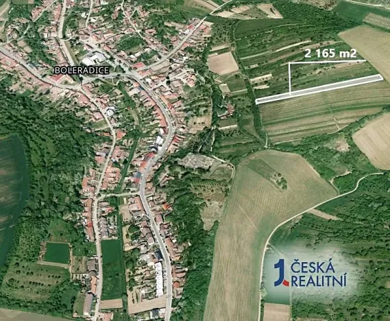 Prodej podílu zahrady, Boleradice, 1082 m2