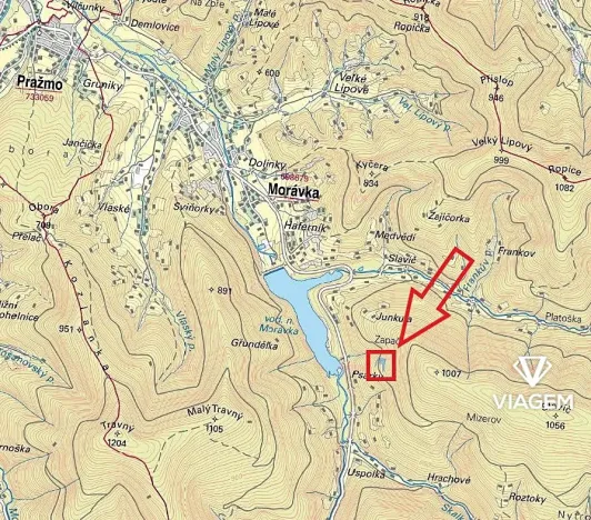 Prodej podílu lesa, Morávka, 5587 m2