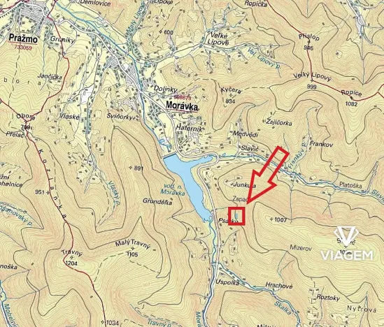 Prodej podílu lesa, Morávka, 2783 m2