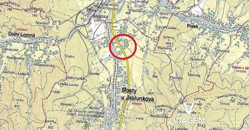 Prodej podílu pole, Mosty u Jablunkova, 590 m2