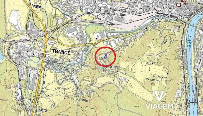 Prodej podílu zahrady, Ústí nad Labem, 1011 m2