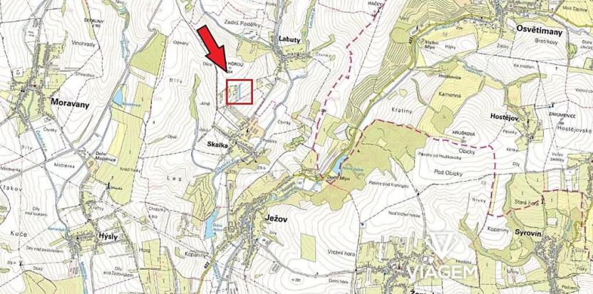 Prodej podílu sadu/vinice, Labuty, 450 m2