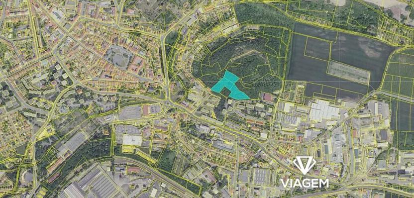 Prodej podílu lesa, Slaný, 2497 m2