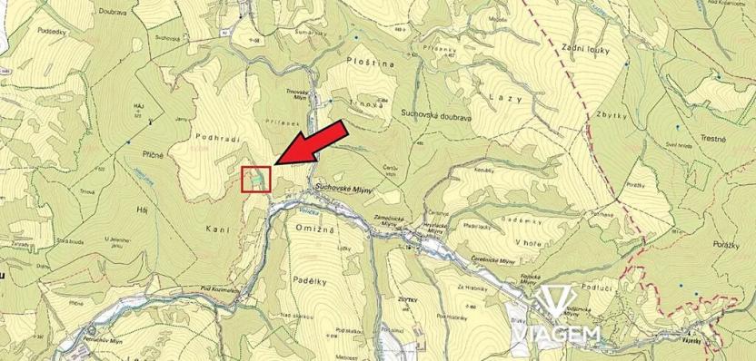 Prodej podílu pole, Suchov, 481 m2