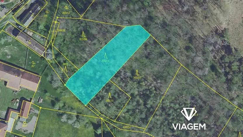 Prodej podílu lesa, Vinaře, 1243 m2