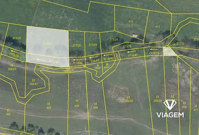 Prodej pole, Sedliště, 800 m2