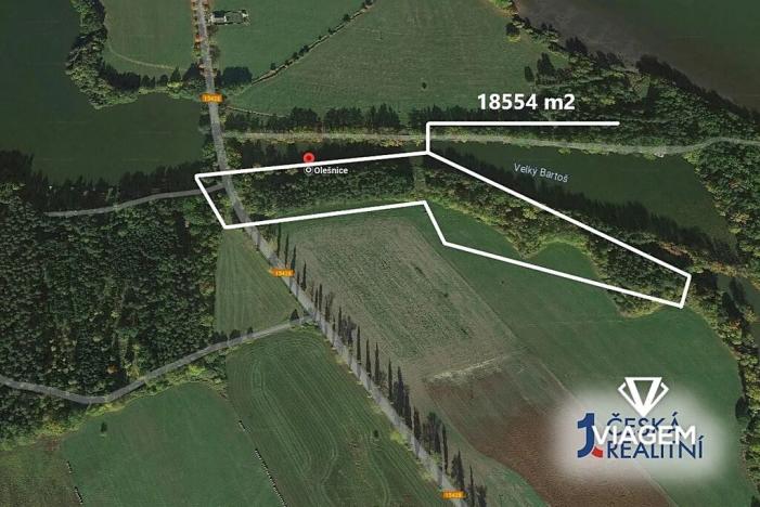 Prodej podílu zahrady, Olešnice, 1052 m2