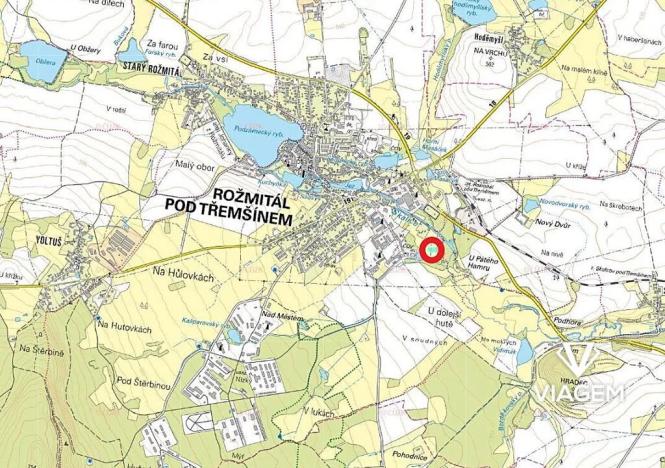 Prodej podílu pozemku pro bydlení, Rožmitál pod Třemšínem, 273 m2