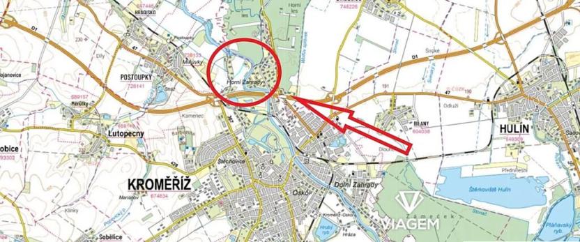 Prodej podílu pole, Kroměříž, 1307 m2