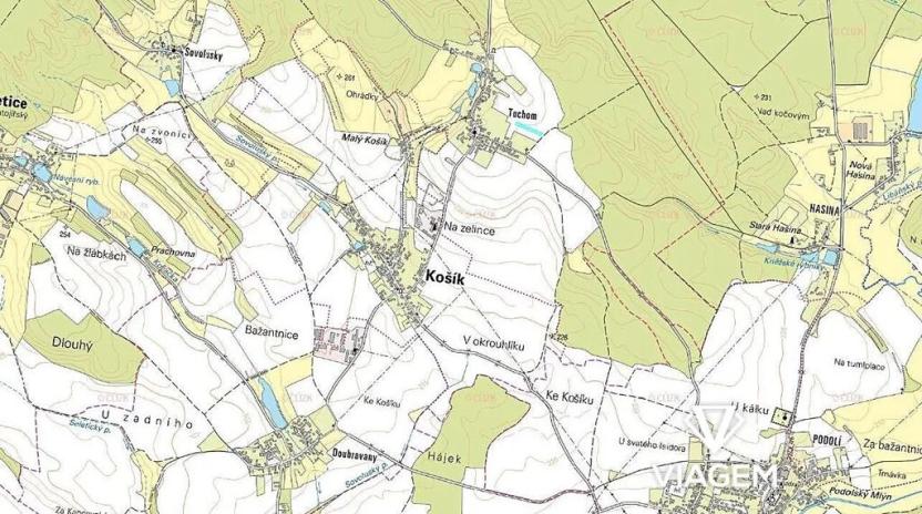 Prodej podílu pole, Košík, 1890 m2