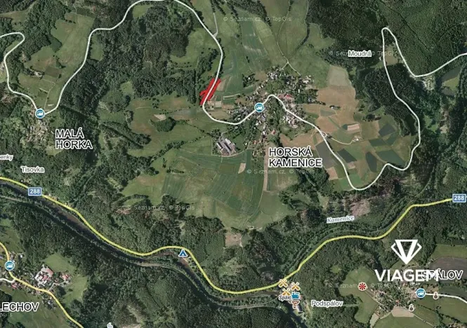 Prodej podílu lesa, Železný Brod, 666 m2