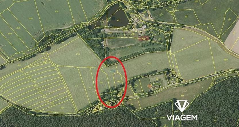 Prodej podílu zahrady, Dlažov, 835 m2