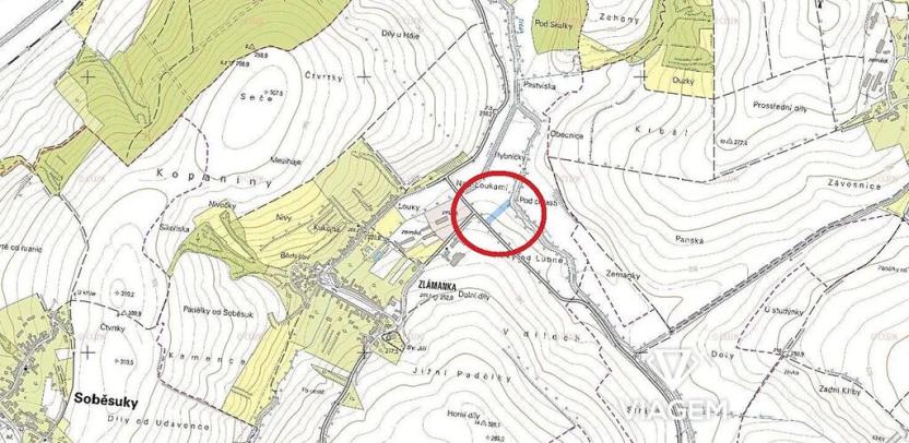 Prodej podílu pole, Kroměříž, 745 m2