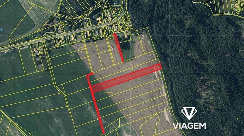 Prodej podílu pole, Běstvina, 558 m2