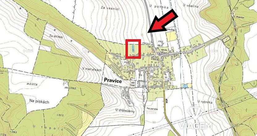 Prodej pozemku pro bydlení, Pravice, 1082 m2