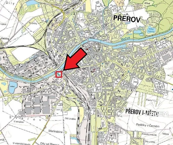 Prodej podílu komerčního pozemku, Přerov, 8 m2