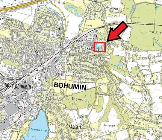 Prodej podílu zahrady, Bohumín, 1822 m2