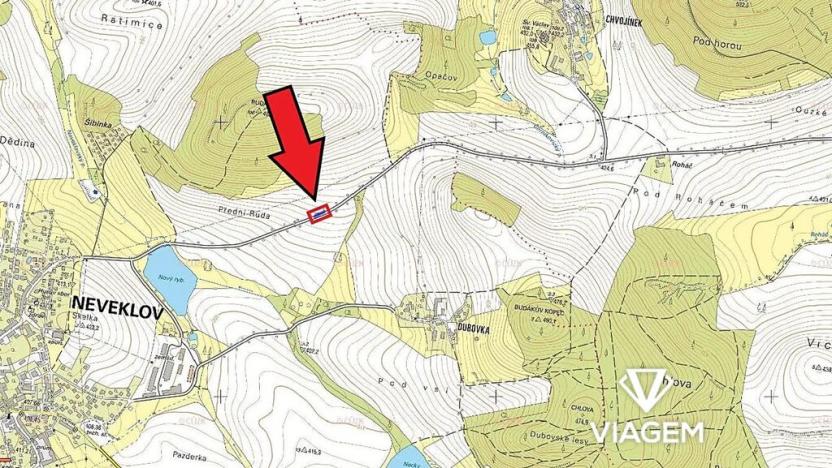 Prodej podílu pozemku, Neveklov, 281 m2