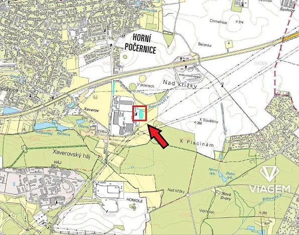 Prodej podílu zahrady, Praha, 1101 m2