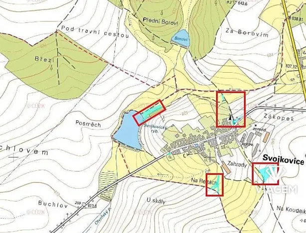 Prodej podílu pole, Svojkovice, 301 m2