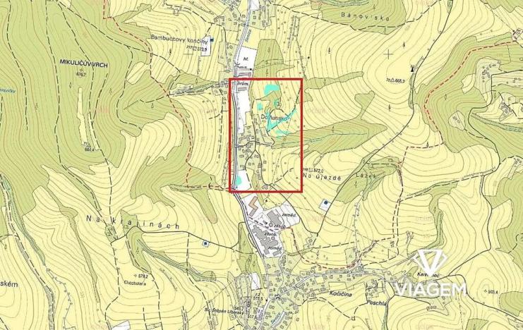 Prodej podílu zahrady, Valašská Senice, 1124 m2