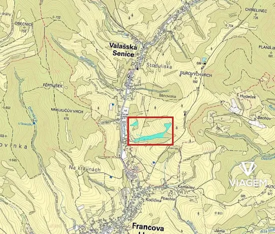 Prodej podílu zahrady, Valašská Senice, 1252 m2