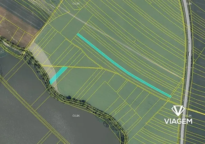 Prodej podílu pole, Moravské Budějovice, 1225 m2